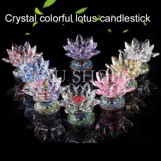 Đế đèn cầy thủy tinh phong cách châu Âu sáng tạo dùng để trang trí nội thất