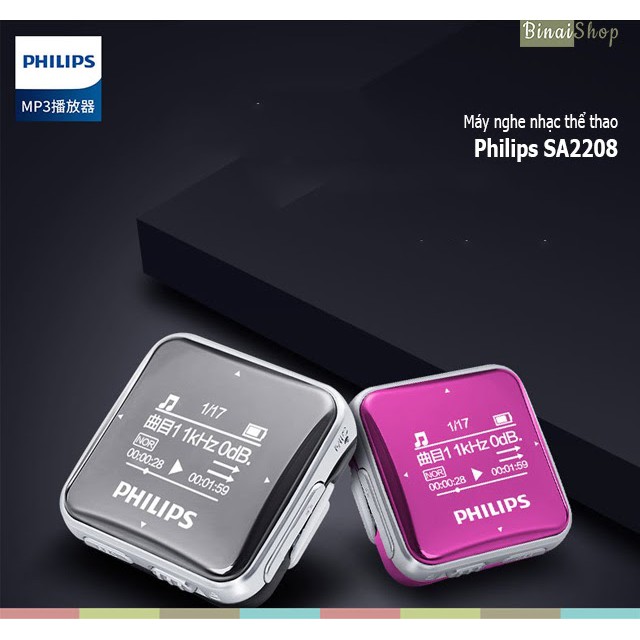 Máy nghe nhạc thể thao Philips SA2208