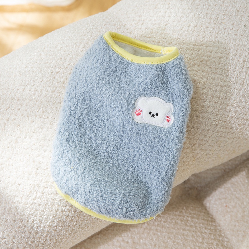 Áo Khoác Lông Cừu Dày Giữ Ấm Mùa Thu Đông Cho Thú Cưng