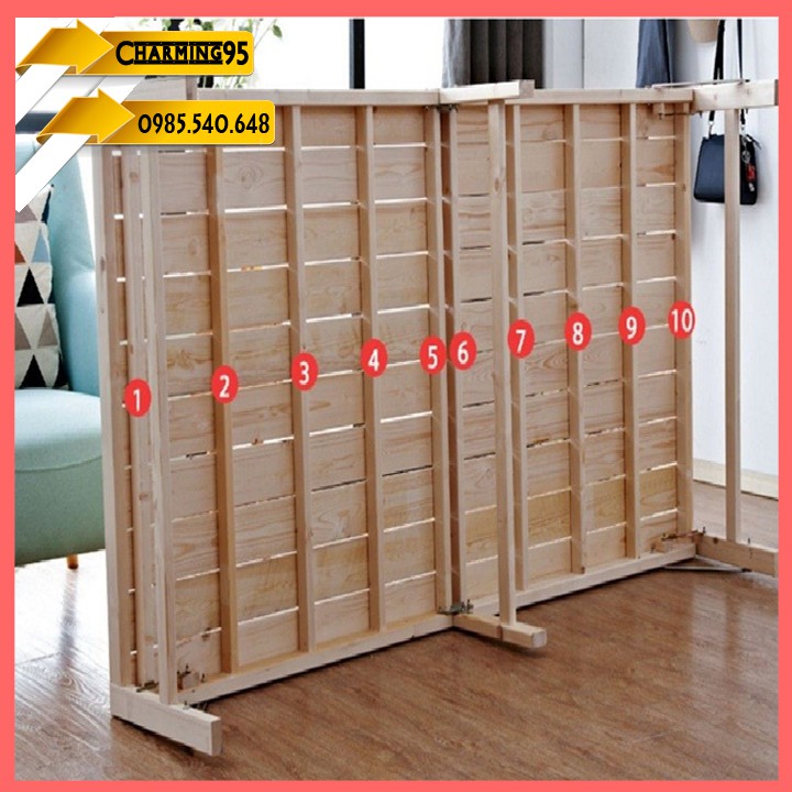 RE0555 Giường gỗ thông gấp gọn 60x195cm tặng nệm gối - Giường xếp gỗ thông