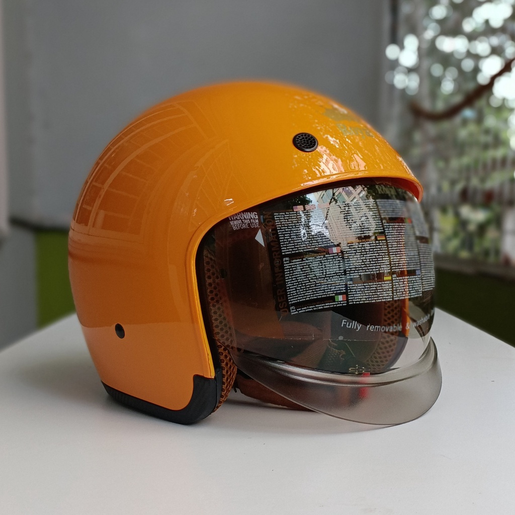 Mũ bảo hiểm Royal M139 kính âm vàng