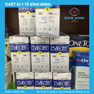 ( TBYT BÌNH MINH ) Que thử nước tiểu 3 thông số Cybow (Hàn Quốc)