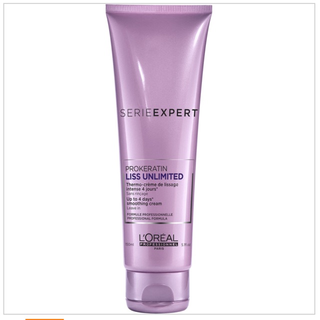 Xả khô cho tóc duỗi L'oréal Liss Unlimited 150ml (Tuýp)