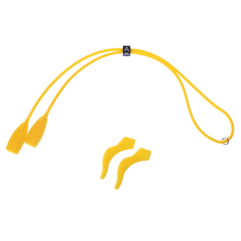 1 Set Dây Đeo Mắt Kính Bằng Silicon Co Giãn Chống Trượt Cho Trẻ Em Giá Đỡ