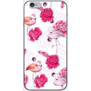 Ốp lưng iphone 6, 6 plus in hình hạc hồng