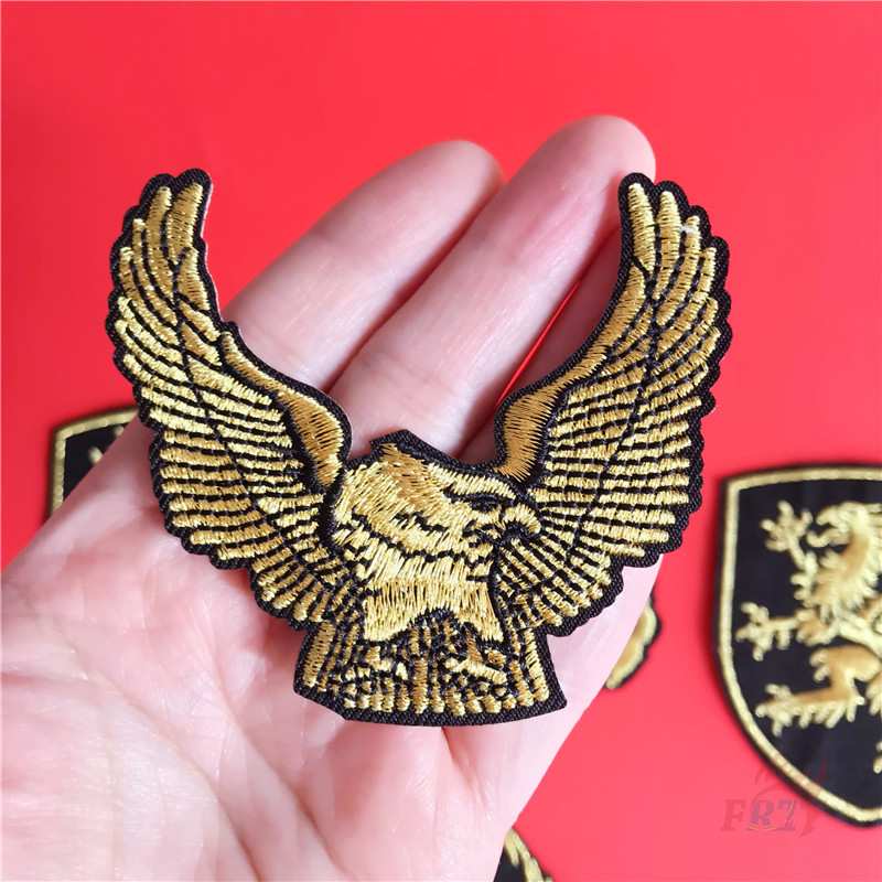 ☸ Miếng Dán Ủi Trang Trí Hình Legend - Goldline Series 05 05 ☸ 1 Huy Hiệu Griffin / The Monkey King / Eagle Thêu Trên Bàn Ủi