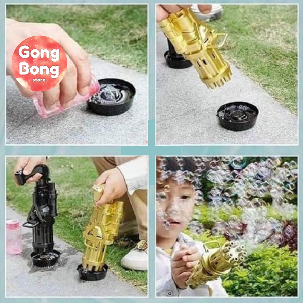 Máy thổi bong bóng xà phòng tự động siêu hot Gong Bong Store