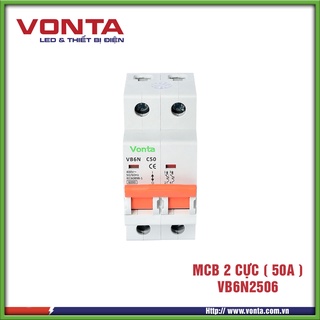 MCB 2P 50A 6kA