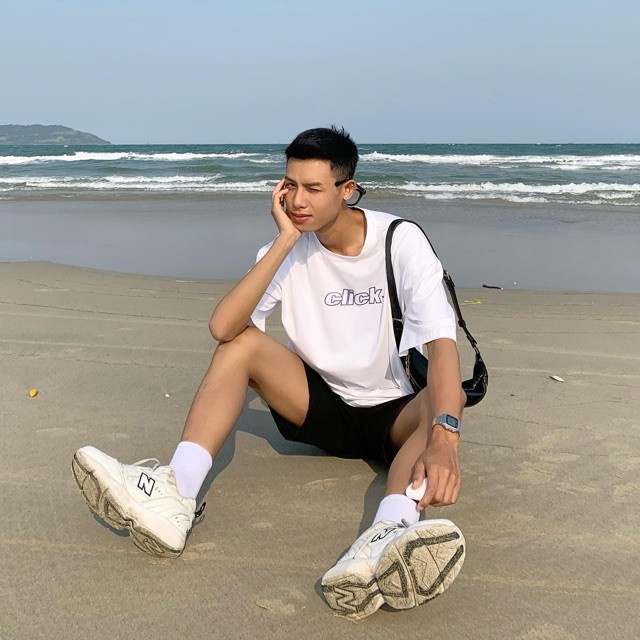 [Mã FAMARAL1 giảm 10K đơn 50K] Áo SS1 Click form rộng tay lỡ Unisex nhiều size nhiều màu (V78)