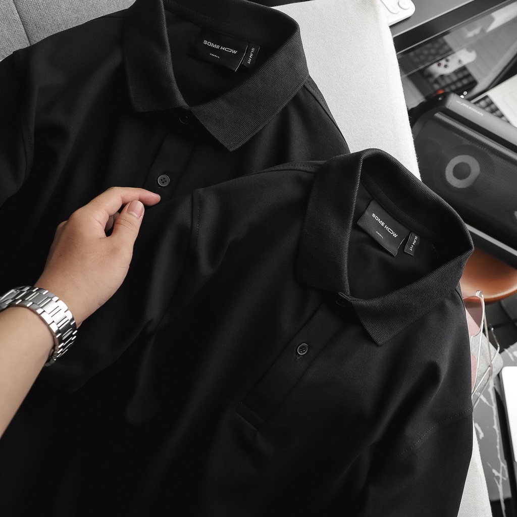 Áo Polo Nam Suede Under Placket , Chất Vải Cotton 4 chiều Thoải Mái , PL003087 ,SOMEHOW