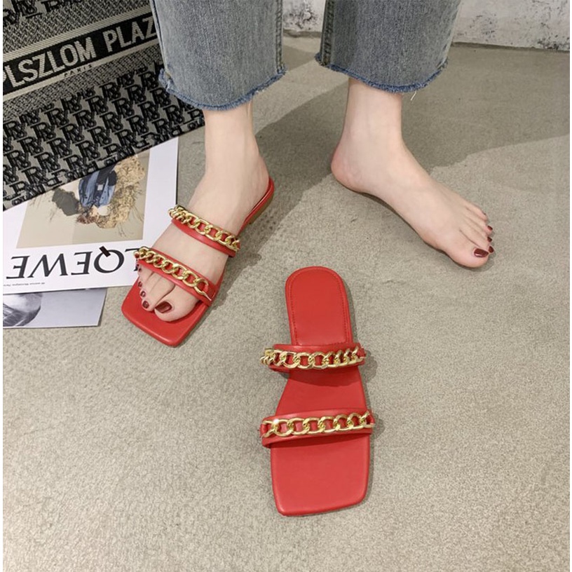 Big Size 35-43 Dép nữ không trượt nhiều màu thời trang