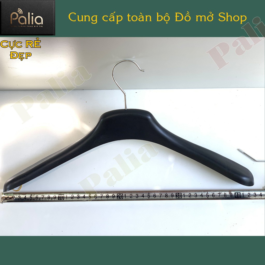 móc treo quần áo người lớn - mắc cho shop thời trang vai nam 45cm, đầu móc xoay 360 độ bản rộng 3cm dùng treo áo vest