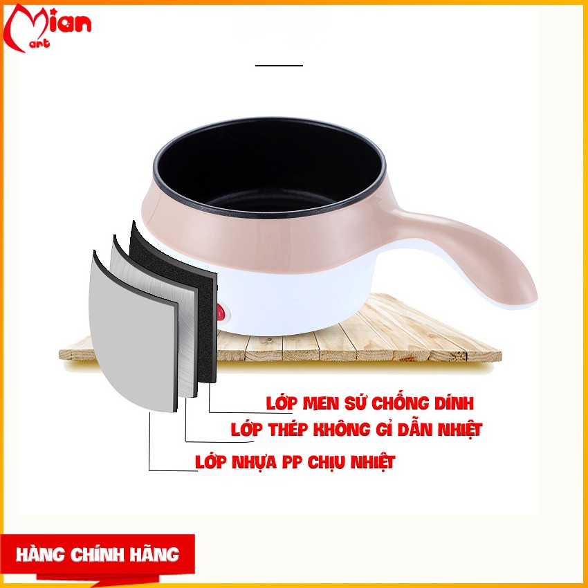 Nồi lẩu mini – Nồi nấu đa năng mini – Cảm biến tự tắt an toàn 2 nấc nhiệt - Mian Mart