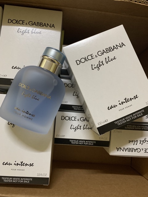 Nước hoa tester D&G light blue eau intense pour homme 100ml (như hình) | BigBuy360 - bigbuy360.vn