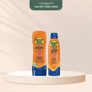Chống nắng Banana Boat Sport Ultra Clear Sunscreen Broad Spectrum SPF50+