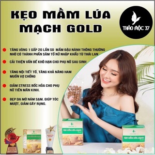 [Chính Hãng] Combo Kẹo Mầm Lúa Mạch Gold-Thảo Mộc 37