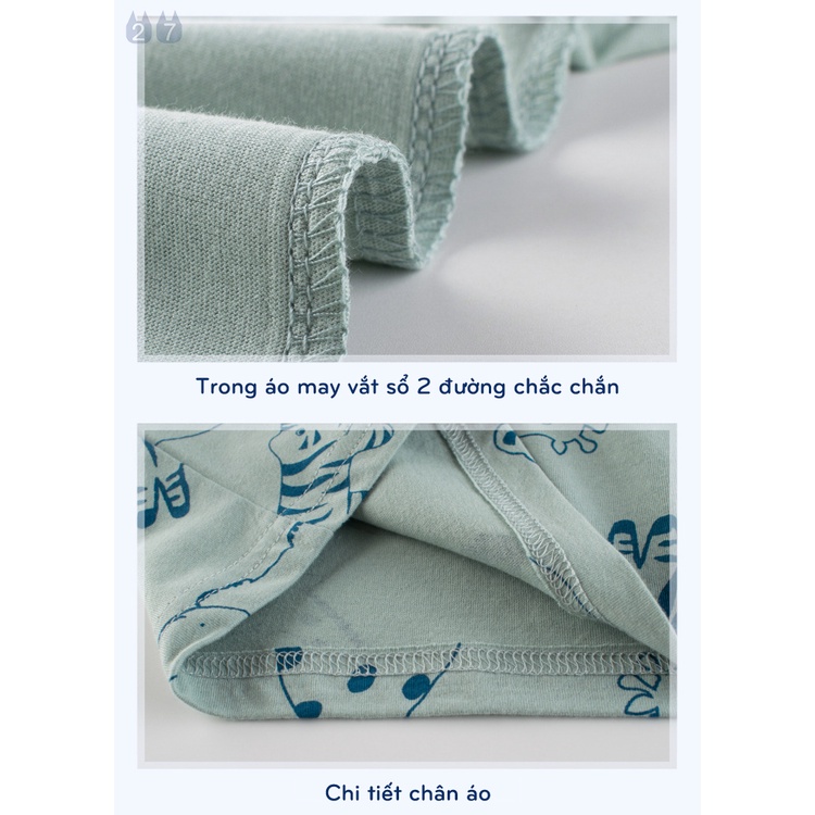 Áo bé trai EROKIDS áo phông cho bé in hình độc đáo chất cotton mẫu mới 2023
