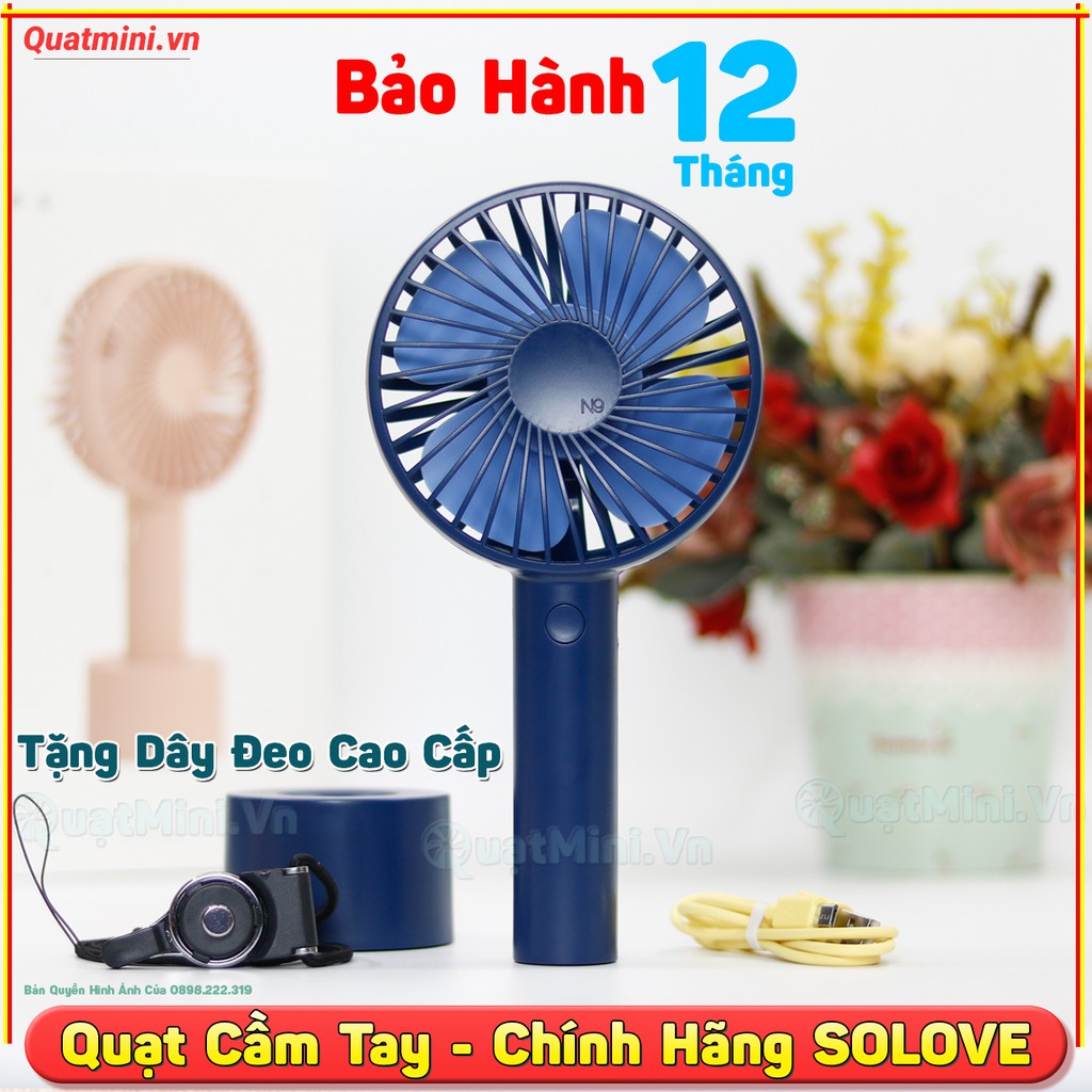 Quạt Mini Cầm Tay SoLove N9 Chính Hãng Có Check Code