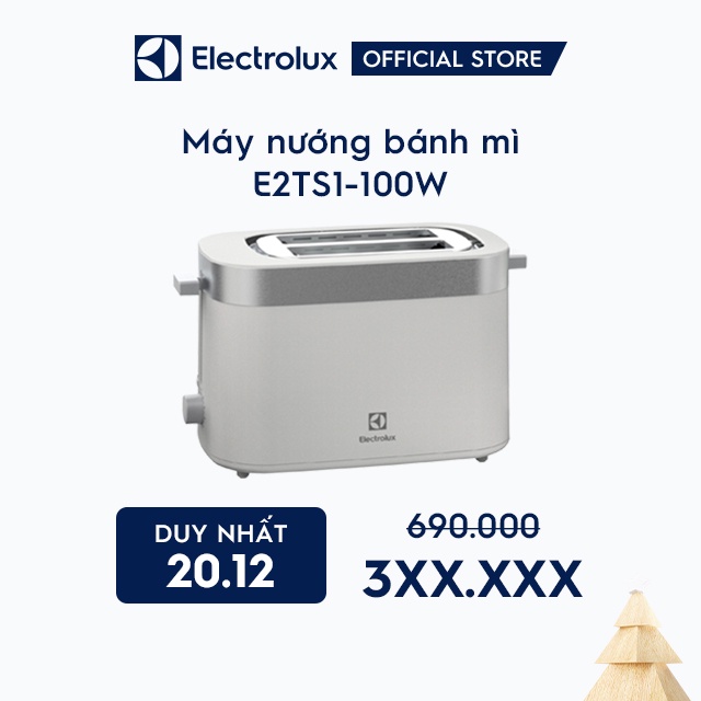 Máy nướng bánh mì Electrolux E2TS1-100W