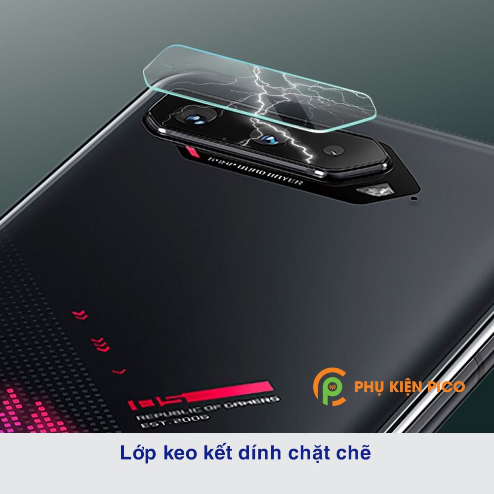 Cường lực camera Rog Phone 5 / 5s độ cứng 9H trong suốt không ảnh hưởng đến chất lượng chụp ảnh - Dán camera Rogphone 5