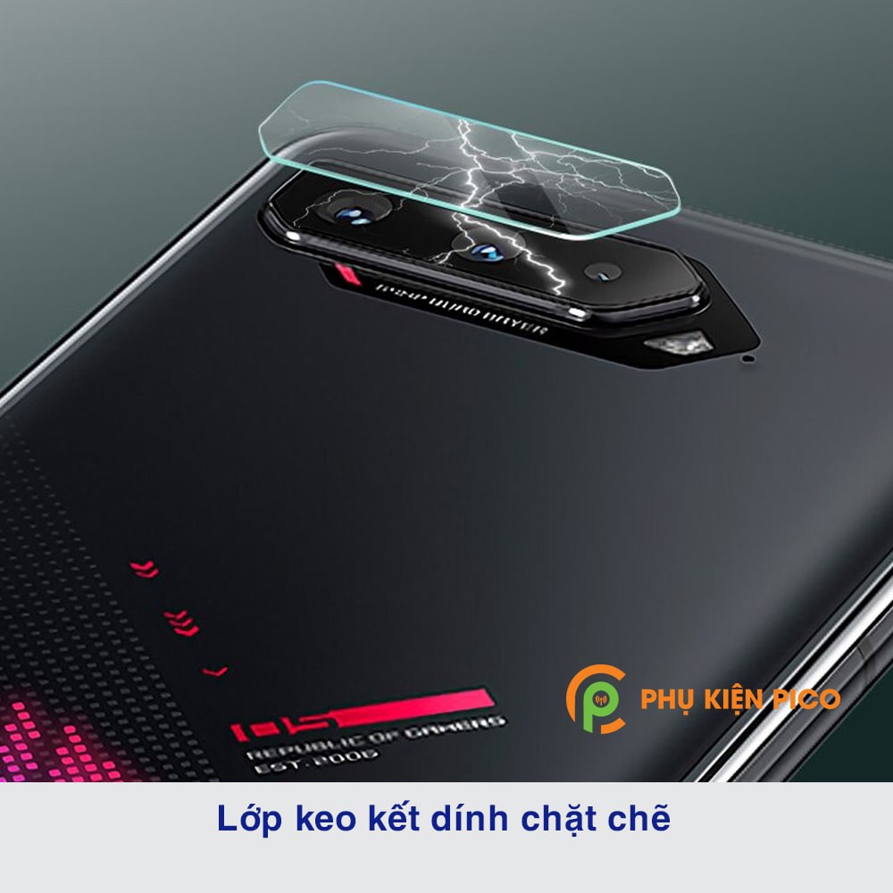 Cường lực camera Rog Phone 5 độ cứng 9H trong suốt không ảnh hưởng đến chất lượng chụp ảnh - Dán camera Rogphone 5