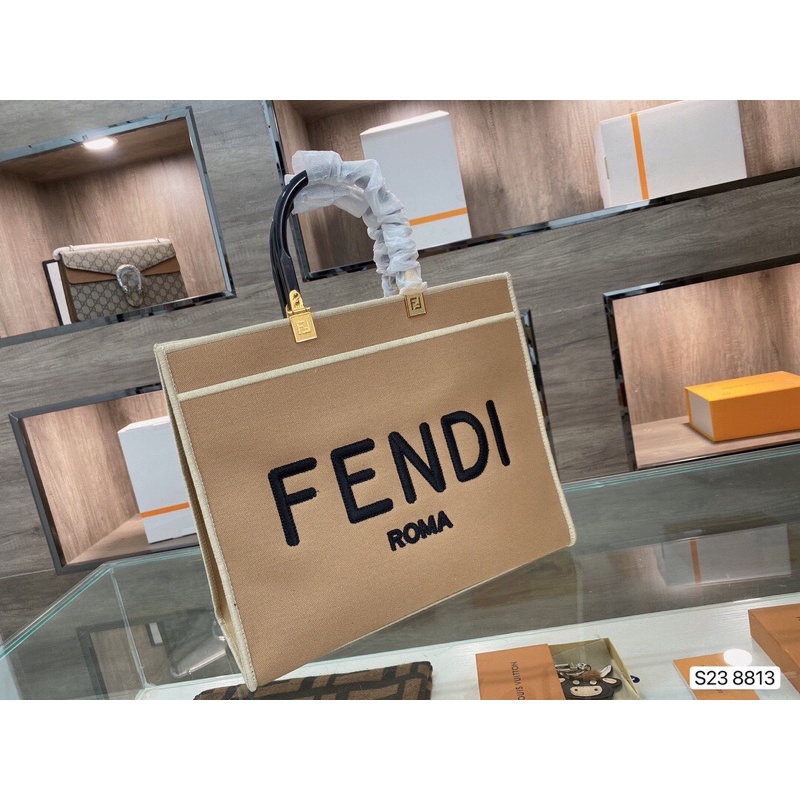 Túi xách nữ thời trang thương hiệu Fendi FD 2021 cao cấp kèm dây đeo tháo rời