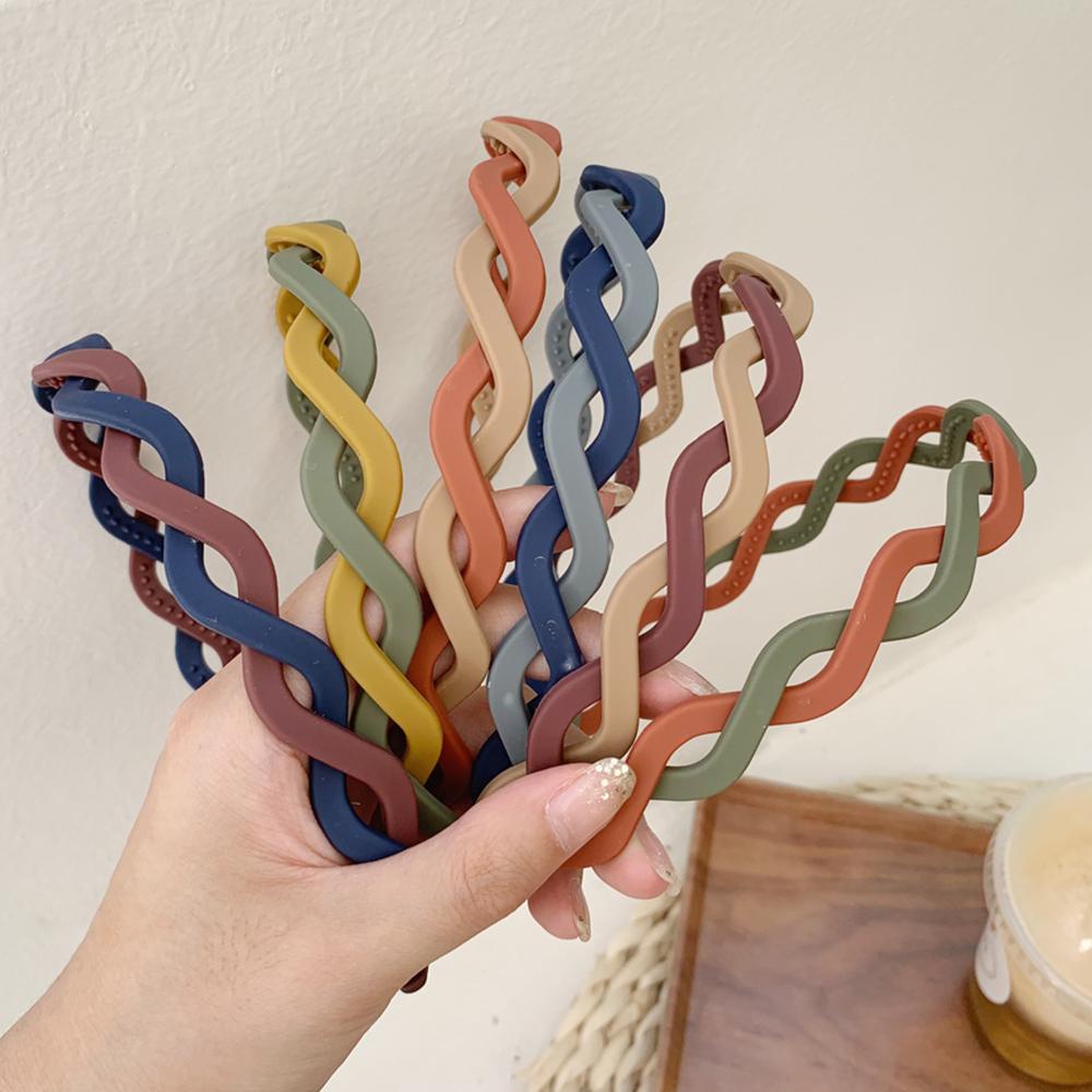 Băng Đô Cài Tóc DANILO Màu Trơn Họa Tiết Da Rắn Thời Trang Cho Nữ