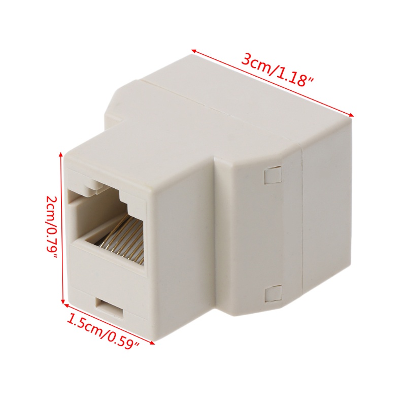 Đầu Kết Nối Mạng Lan RJ45 CAT5 CAT5E Ethernet 1 Sang 2