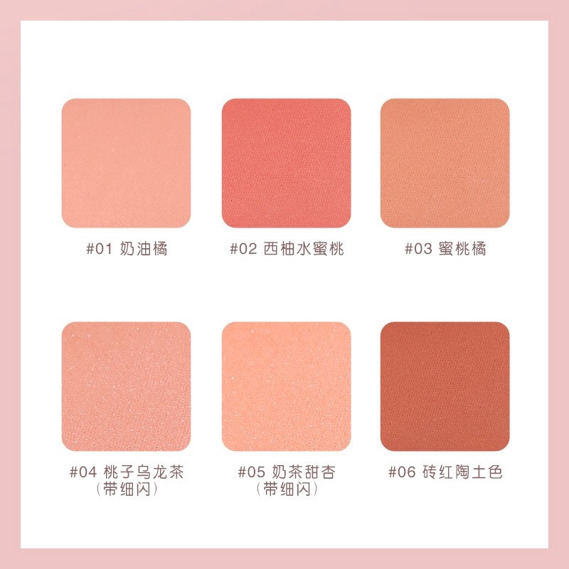 Phấn má hồng đơn sắc Lameila Blusher Color Geometry BLG6