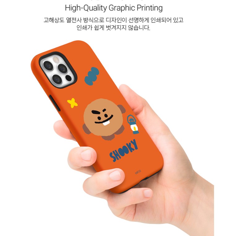 Ốp Lưng HọA TiếT HoạT HìNh bt21 adventure Cho galaxy s23 s22 s21 s21ultra s20 s10 s9 note20 note10 note9
