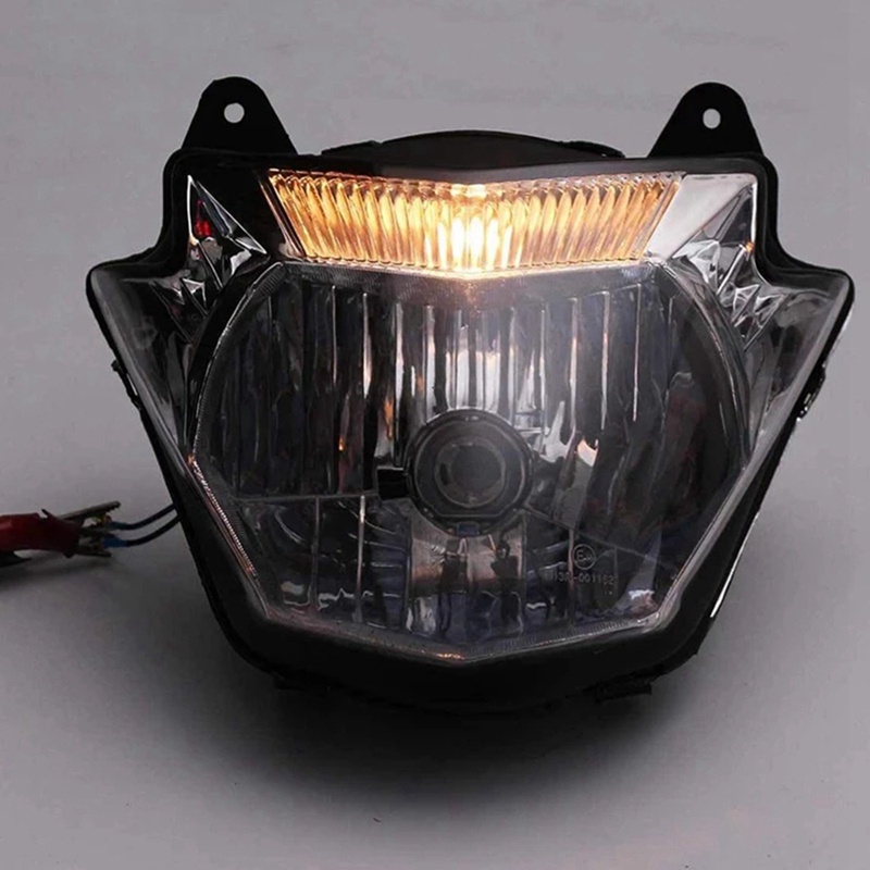 Đối với Yamaha YBR125 YBR 125 2014-17 Đèn pha xe máy Đèn pha lắp ráp