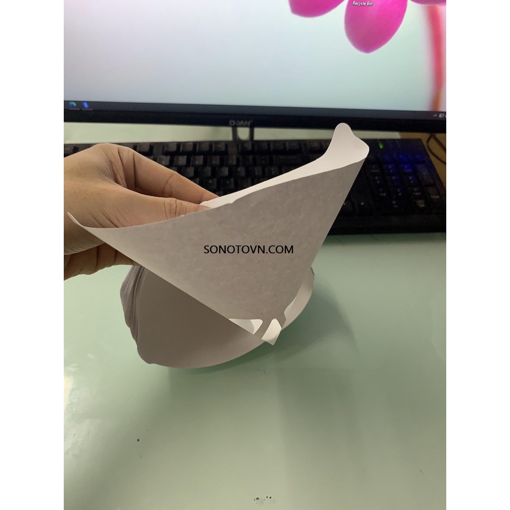 Phễu lọc sơn, dầu bóng,hóa chất. Phễu giấy Lọc, Cốc lọc Siêu dai, chống thấm tốt oto xe máy