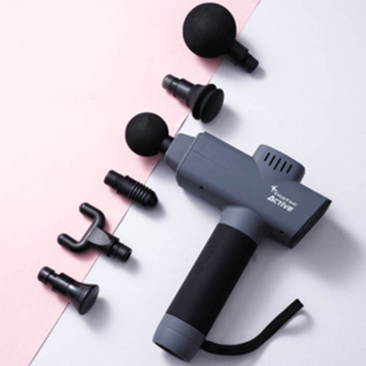 [Mã 254FMCGSALE giảm 8% đơn 500K] Súng massage gun Korea ActiveGun 126W - Dòng cao cấp, 6 đầu