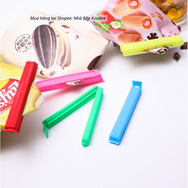Thanh kẹp miệng túi chống ẩm mốc, chống mùi tủ lạnh bảo quản thực phẩm đồ ăn tiện dụng KooBee (BA06)