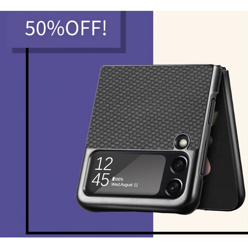 Ốp Lưng Galaxy Z Flip 4, Z Flip 3 vải sợi thời trang