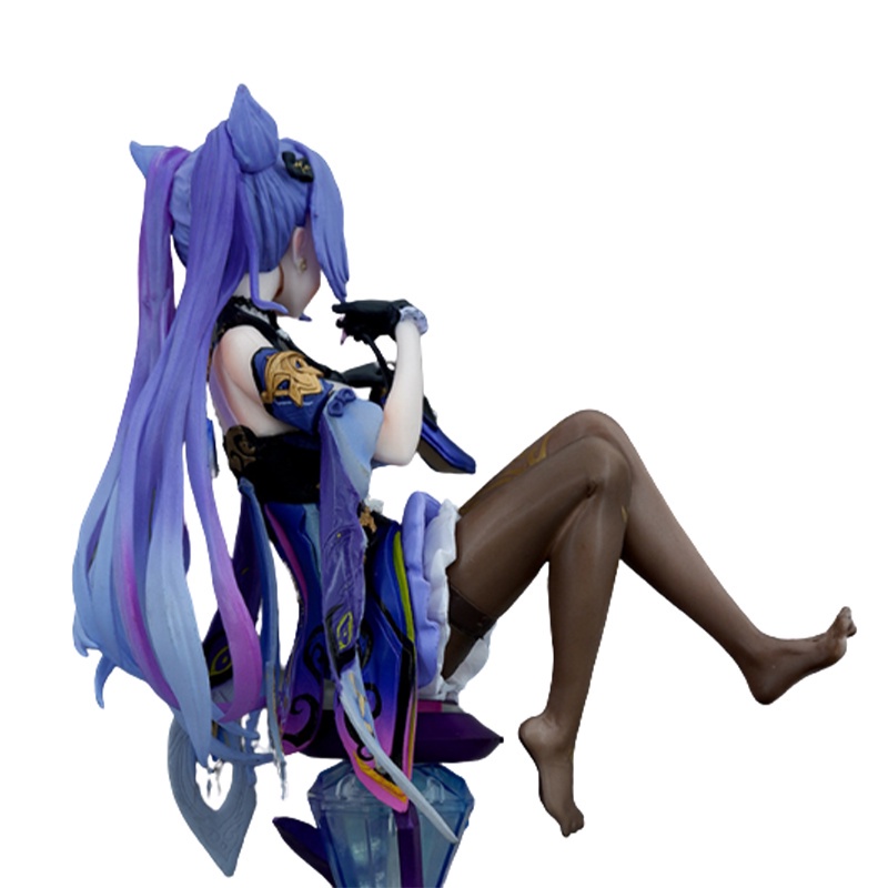 Mô hình nhân vật game anime Genshin Impact Keqing đồ chơi PVC 22.5cm đáng yêu làm bộ sưu tập quà tặng cho trẻ em