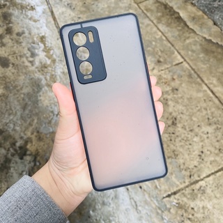 Realme GT master Explorer Oppo Reno 5 Pro Plus Ốp lưng su non lưng nhám viền màu chống sốc bảo vệ Camera sau