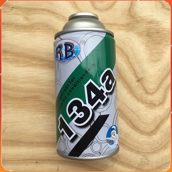 Gas lon R134 nạp gas tủ lạnh, ô tô  Môi chất lạnh gas R134A lon nạp tủ lạnh - ô tô