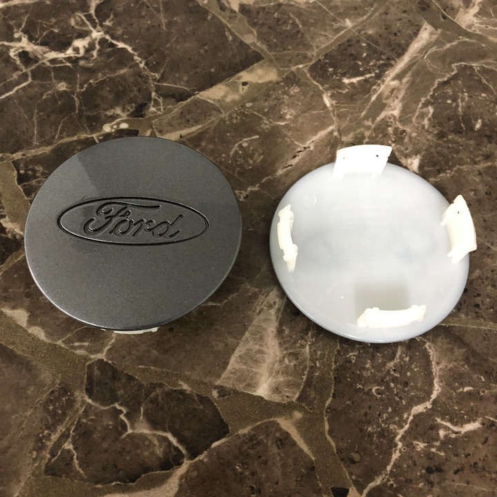 Logo chụp mâm bánh xe ô tô Ford đường kính 70mm Nhựa ABS