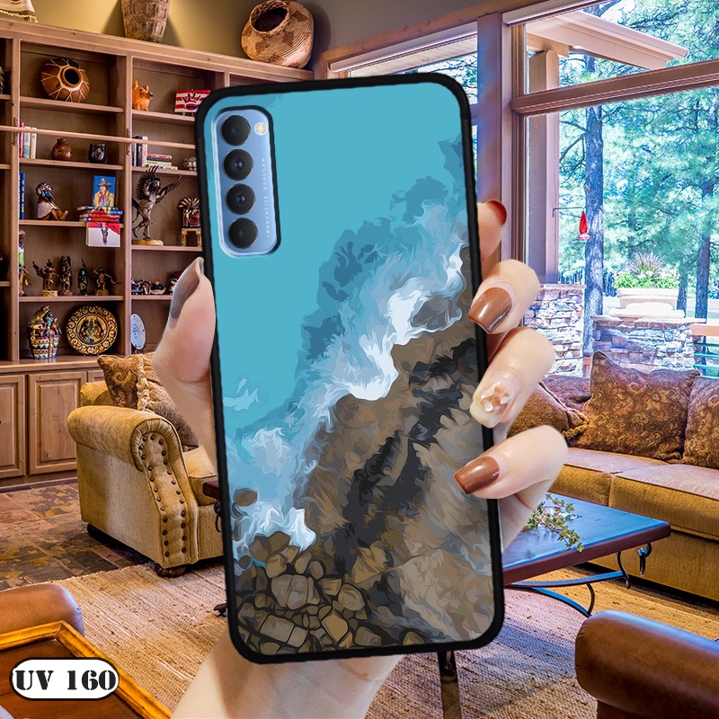 Ốp lưng nhám cho điện thoại OPPO RENO 4 PRO