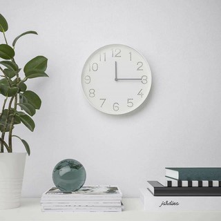 JP113 - Đồng hồ treo tường phong cách tối giản vintage màu trắng