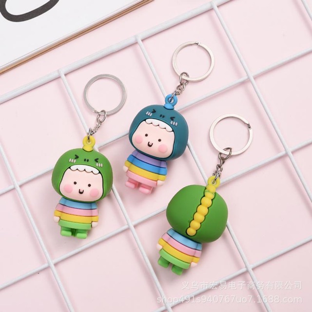 MÓC KHOÁ KHỦNG LONG BÉO XINH