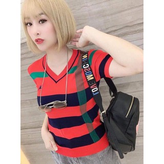 Áo Len BBR cổ tim full 4 màu (ảnh thật)