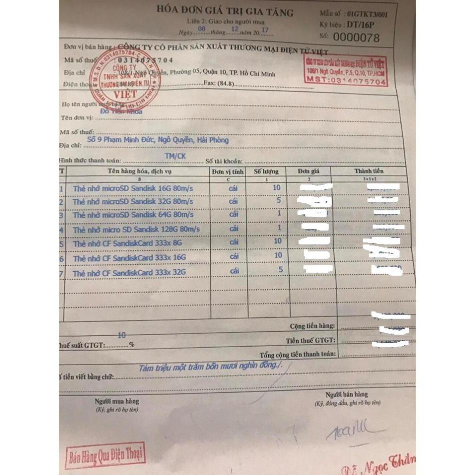(Chính hãng) Thẻ nhớ MicroSD 128GB Sandisk Utral class10 80mb/s - Tốc độ siêu cao | BigBuy360 - bigbuy360.vn