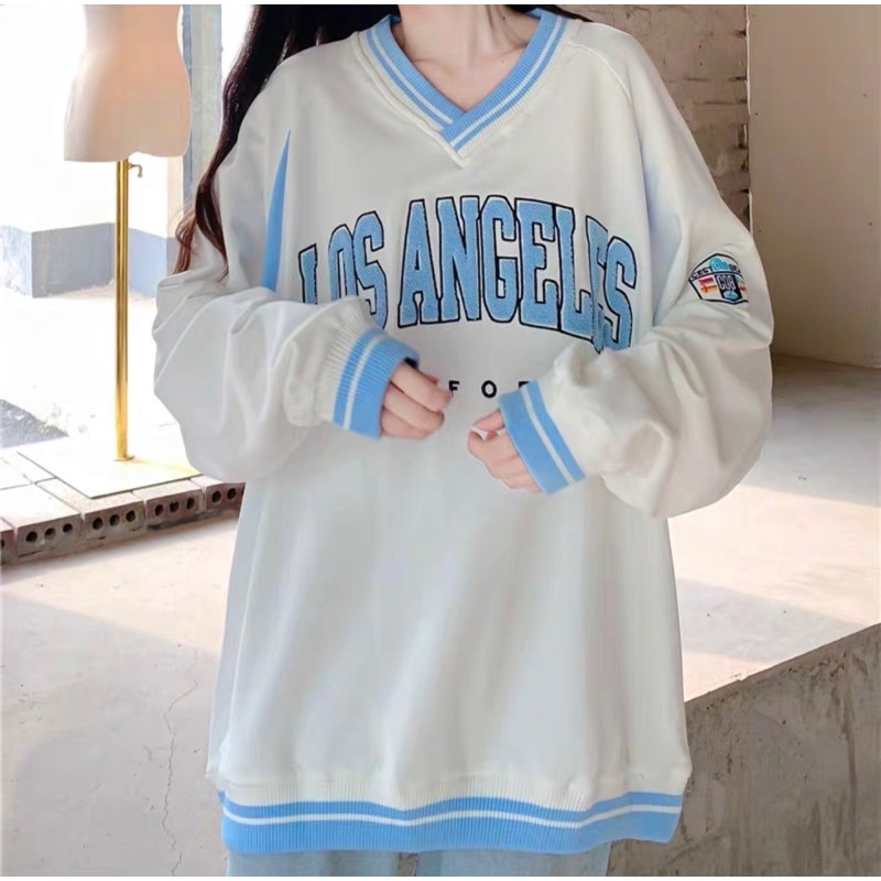[VIDEO ẢNH THẬT] Áo Nỉ Sweater Cổ Tim Số 26- Áo Nỉ Unisex Nam Nữ Chất Nỉ Ngoại Dày Mịn