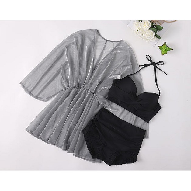 Set Đồ Bơi 3 mảnh Bikini đi biển đi bơi Phong Cách Hàn Quốc Quyến Rũ Dành Cho Nữ | BigBuy360 - bigbuy360.vn