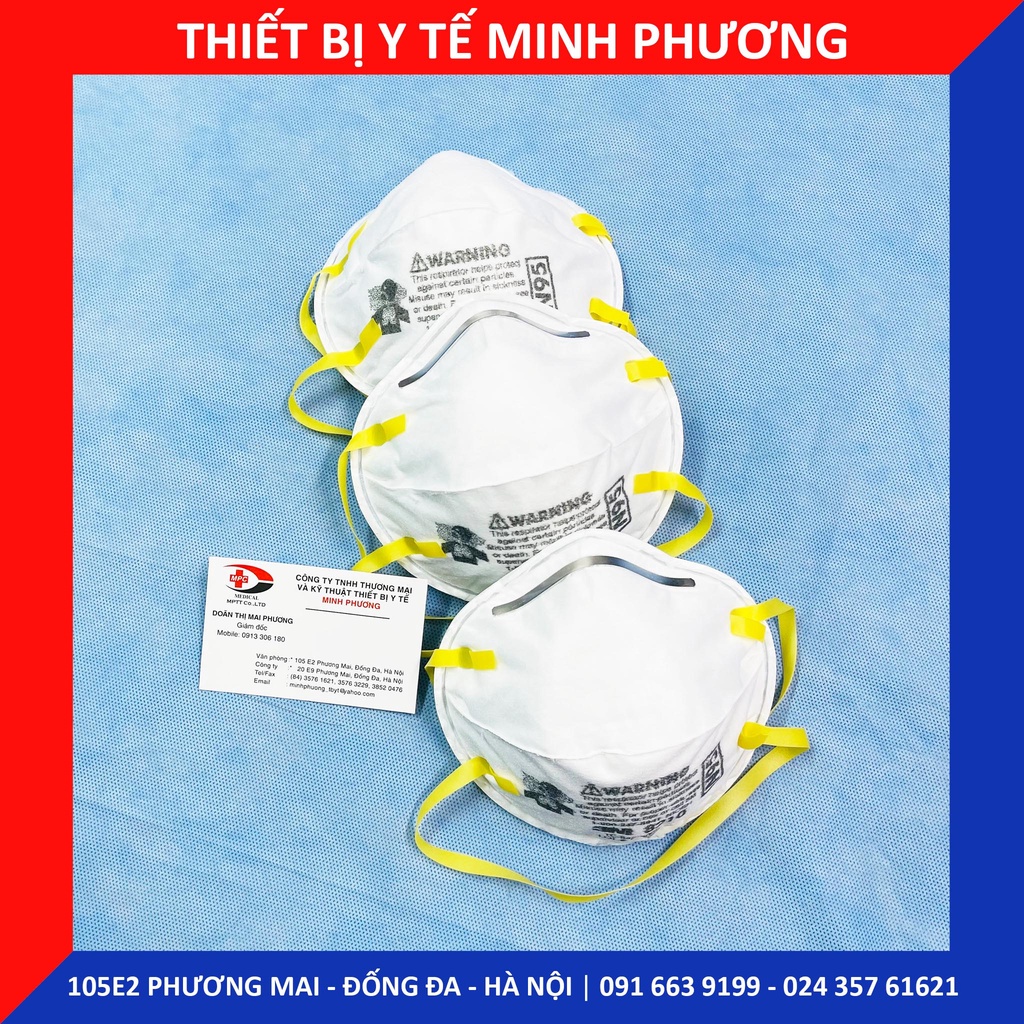 [Bán lẻ từng chiếc] Khẩu trang bảo hộ 3M N95 8210