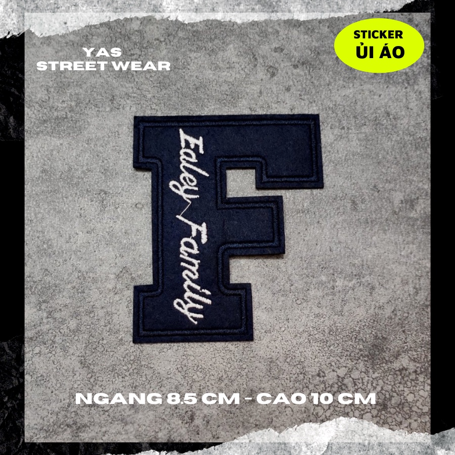 Sticker ủi áo cao cấp, miếng dán quần áo dùng làm Patch ủi, miếng vá quần áo, vá áo phao, trang trí BALO