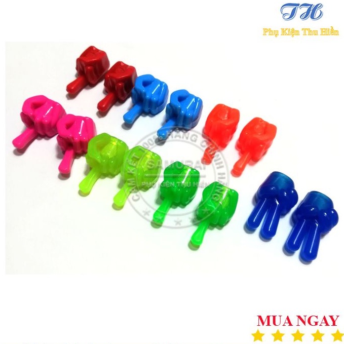 Nắp Van Vòi Xe Máy Hình Ngón Tay Đủ Màu