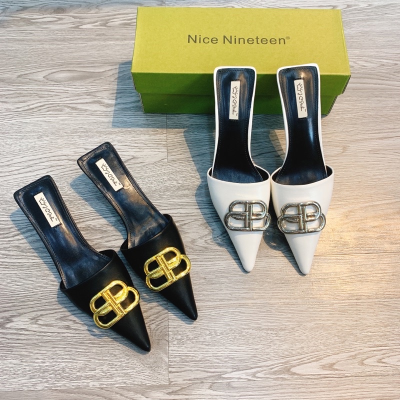 Dép Sục chữ B mũi nhọn